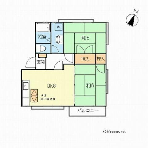 東京都中野区若宮１丁目 野方駅 2DK アパート 賃貸物件詳細