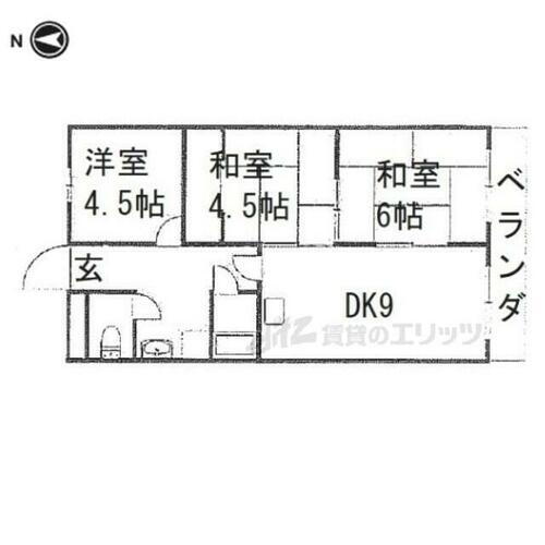 三愛マンション 5階 3LDK 賃貸物件詳細