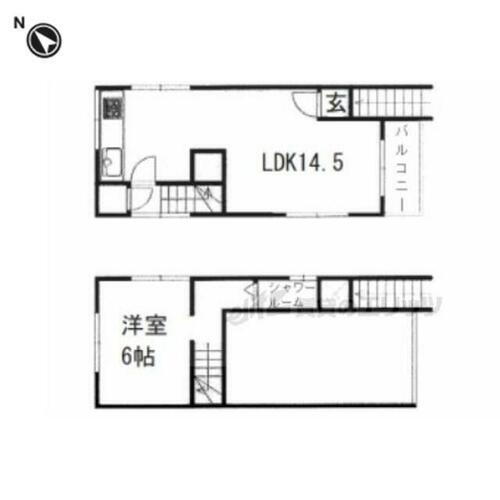 大阪府枚方市長尾家具町４丁目 長尾駅 1LDK 一戸建て 賃貸物件詳細