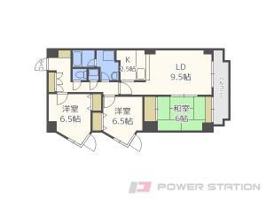 北海道札幌市東区北四十五条東１６丁目 栄町駅 3LDK マンション 賃貸物件詳細