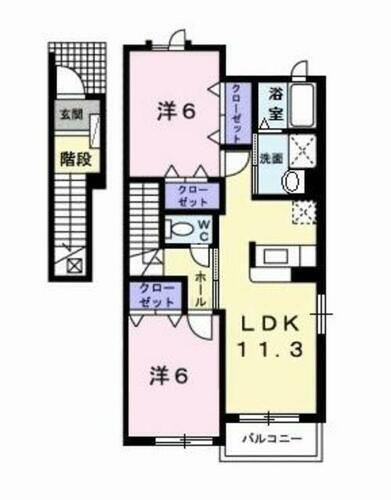 千葉県君津市陽光台３丁目 君津駅 2LDK アパート 賃貸物件詳細