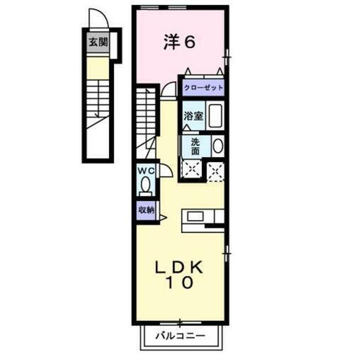 ブリアンハイムＢ 2階 1LDK 賃貸物件詳細
