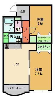 山形県米沢市城西３丁目 米沢駅 2LDK アパート 賃貸物件詳細