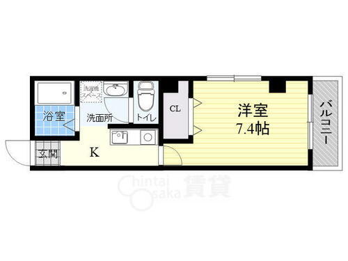 大阪府大阪市都島区内代町１丁目 野江内代駅 1K マンション 賃貸物件詳細