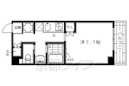 京都府京都市下京区麩屋町通五条上る下鱗形町 五条駅 1K マンション 賃貸物件詳細