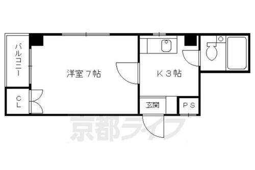 京都府京都市伏見区深草川久保町 龍谷大前深草駅 1K マンション 賃貸物件詳細