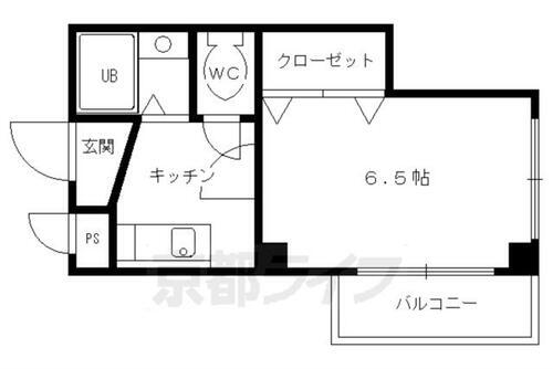 京都府京都市中京区西ノ京池ノ内町 二条駅 1K マンション 賃貸物件詳細