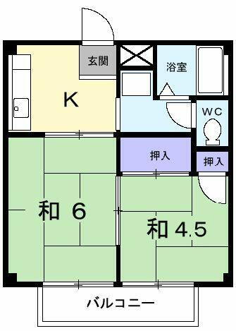 埼玉県志木市中宗岡５丁目 志木駅 2K アパート 賃貸物件詳細