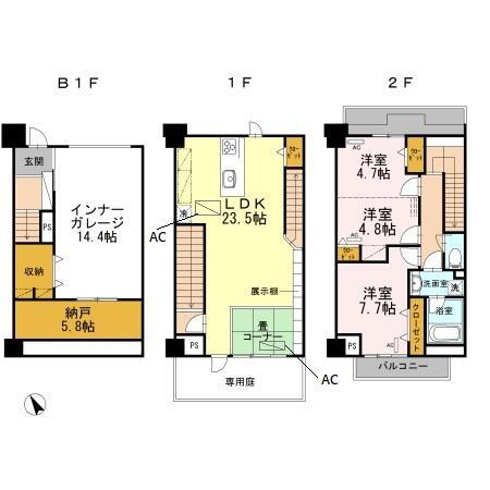 愛知県名古屋市瑞穂区密柑山町１丁目 総合リハビリセンター駅 3LDK 一戸建て 賃貸物件詳細