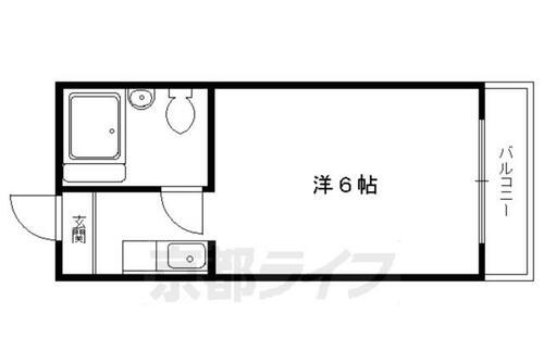 京都府京都市左京区山端滝ケ鼻町 修学院駅 1K マンション 賃貸物件詳細