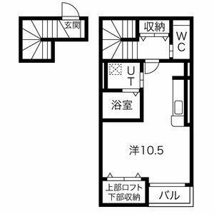 宮城県白石市南町１丁目 白石駅 1K アパート 賃貸物件詳細