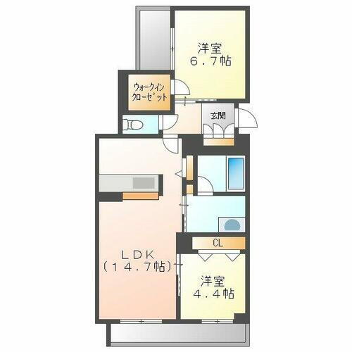 岡山県岡山市北区野田２丁目 賃貸マンション
