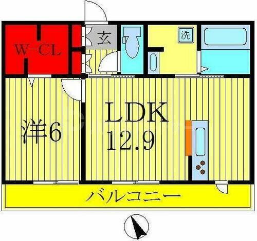千葉県柏市小青田５丁目 柏たなか駅 1LDK アパート 賃貸物件詳細
