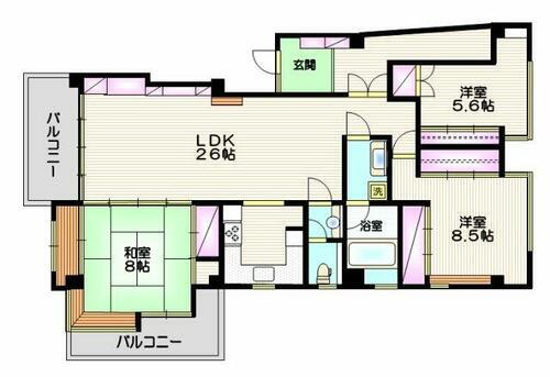 東京都新宿区西落合４丁目 東長崎駅 3LDK マンション 賃貸物件詳細