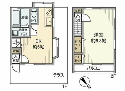 千葉県市川市富浜２丁目 テラスハウス