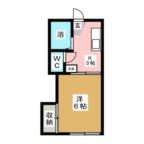 神奈川県横須賀市緑が丘 汐入駅 1K アパート 賃貸物件詳細