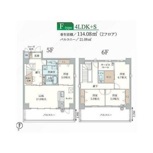 大阪府高槻市古曽部町２丁目 賃貸マンション