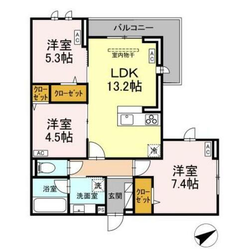 東京都稲城市坂浜３丁目 賃貸アパート