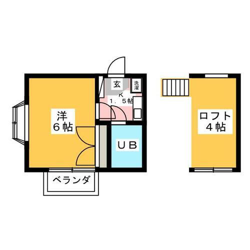 埼玉県新座市栗原６丁目 ひばりヶ丘駅 1K アパート 賃貸物件詳細