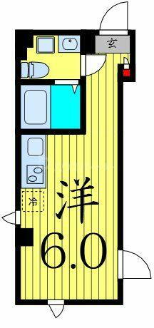 ｃｏｕｌｅｕｒ　ｃｌａｉｒｅ 3階 ワンルーム 賃貸物件詳細