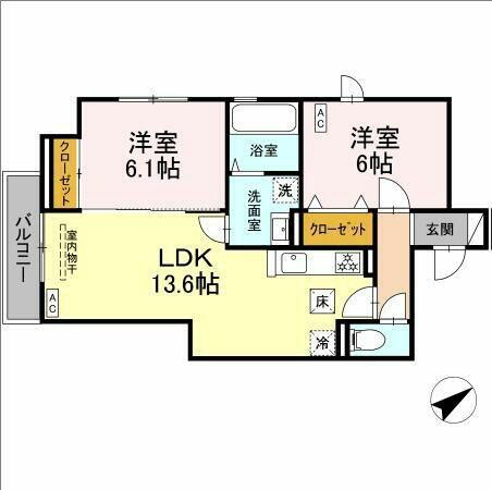 神奈川県横浜市青葉区あざみ野４丁目 あざみ野駅 2LDK アパート 賃貸物件詳細