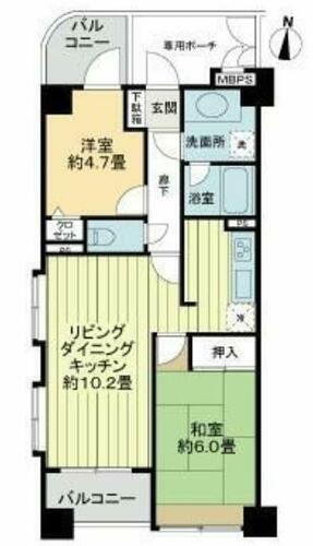 東京都文京区水道１丁目 飯田橋駅 2LDK マンション 賃貸物件詳細
