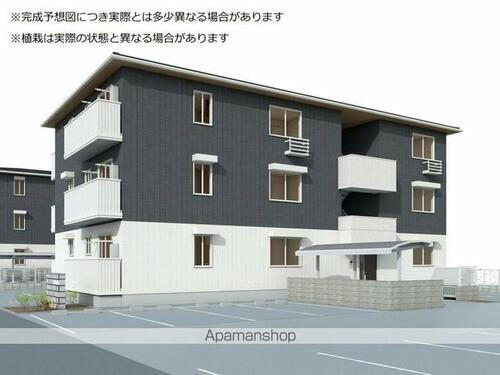 愛媛県松山市北井門３丁目 賃貸アパート