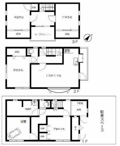 埼玉県蕨市北町２丁目 蕨駅 4LDK 一戸建て 賃貸物件詳細