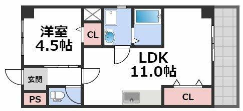 ファイブコート 3階 1LDK 賃貸物件詳細