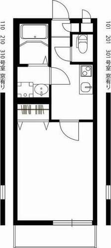 神奈川県横浜市港北区樽町１丁目 大倉山駅 1K マンション 賃貸物件詳細