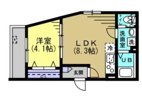 ＡＪ津田沼ＡＩＬＥ 1階 1LDK 賃貸物件詳細