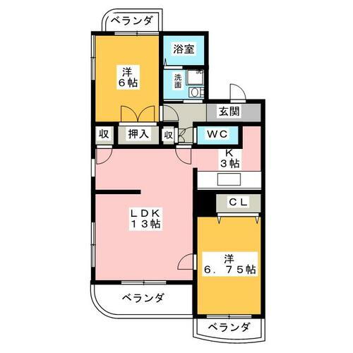 愛知県尾張旭市北本地ケ原町４丁目 2LDK マンション 賃貸物件詳細