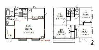 神奈川県横浜市緑区長津田みなみ台１丁目 長津田駅 4LDK 一戸建て 賃貸物件詳細