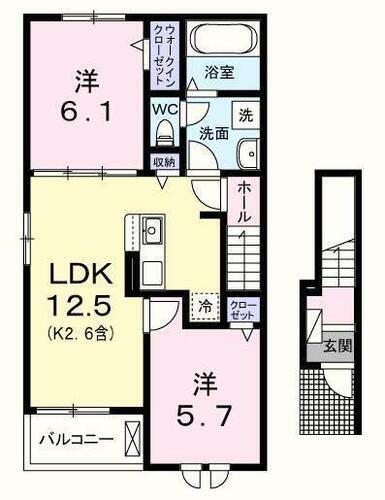 東京都西多摩郡瑞穂町大字箱根ケ崎 箱根ケ崎駅 2LDK アパート 賃貸物件詳細