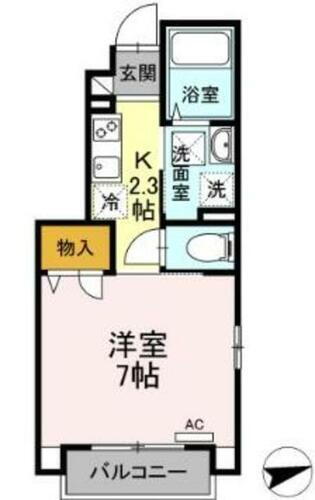 神奈川県厚木市飯山 本厚木駅 1K アパート 賃貸物件詳細