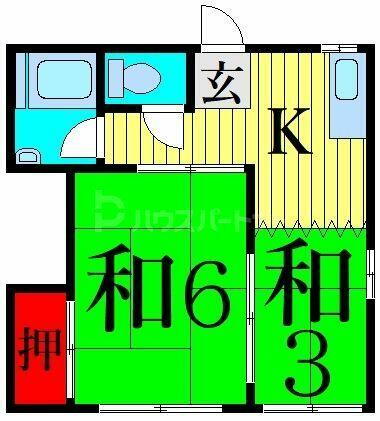 東京都葛飾区柴又５丁目 新柴又駅 2K アパート 賃貸物件詳細