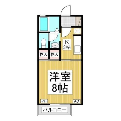 長野県長野市大字西尾張部 長野駅 1K アパート 賃貸物件詳細
