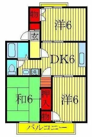 千葉県柏市西原６丁目 初石駅 3DK アパート 賃貸物件詳細