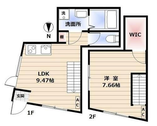 東京都中野区東中野２丁目 東中野駅 1LDK アパート 賃貸物件詳細