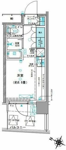 東京都北区赤羽南２丁目 赤羽駅 ワンルーム マンション 賃貸物件詳細