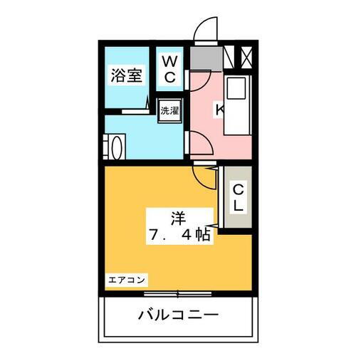 千葉県千葉市中央区長洲２丁目 本千葉駅 1K アパート 賃貸物件詳細