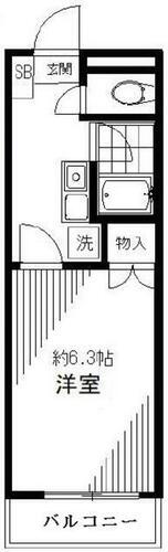 東京都江戸川区東小松川４丁目 船堀駅 1K マンション 賃貸物件詳細