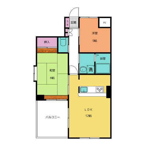 埼玉県川口市上青木５丁目 蕨駅 2LDK マンション 賃貸物件詳細