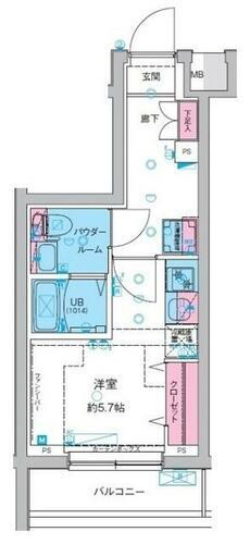 ＧＥＮＯＶＩＡ妙典 3階 ワンルーム 賃貸物件詳細