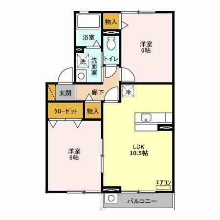 千葉県柏市しいの木台３丁目 五香駅 2LDK アパート 賃貸物件詳細