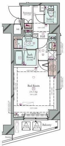 コンシェリア清澄白河　ＴＨＥ　ＲＥＳＩＤＥＮＣＥ 2階 1K 賃貸物件詳細