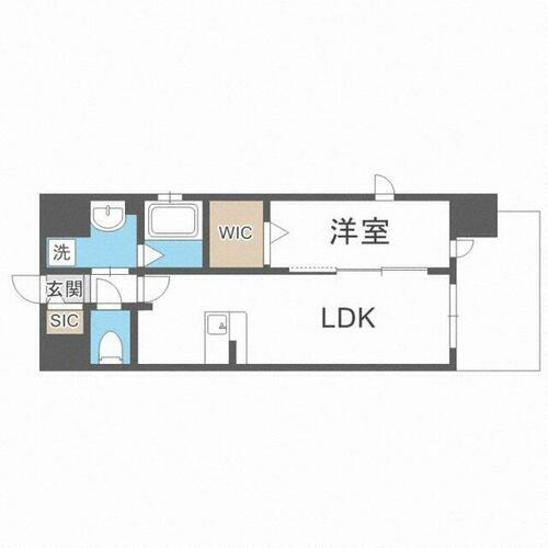 Ｑｕｉｎｔｅｔ　ＮＡＭＢＡ（旧　レジュールアッシュＮＡＭＢＡ） 6階 1LDK 賃貸物件詳細