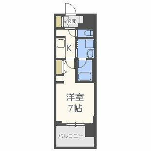 アーバネックス北堀江ｌｌ 9階 1K 賃貸物件詳細