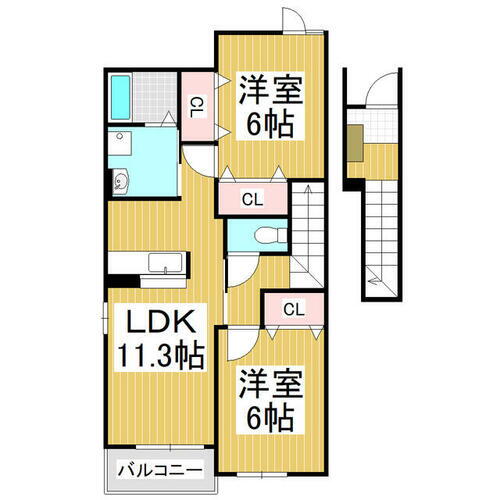 長野県松本市梓川倭 梓橋駅 2LDK アパート 賃貸物件詳細