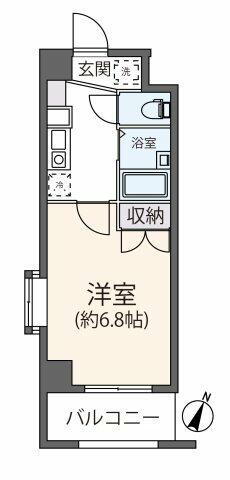 東京都町田市能ヶ谷２丁目 鶴川駅 1K マンション 賃貸物件詳細